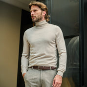 La Boucle cintura intrecciata pelle italiana intarsiata premium box regalo Roma marrone