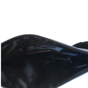 Blauer Borsa Pochette Coney Clutch Donna Uomo sling polso nylon cerato grigio silver