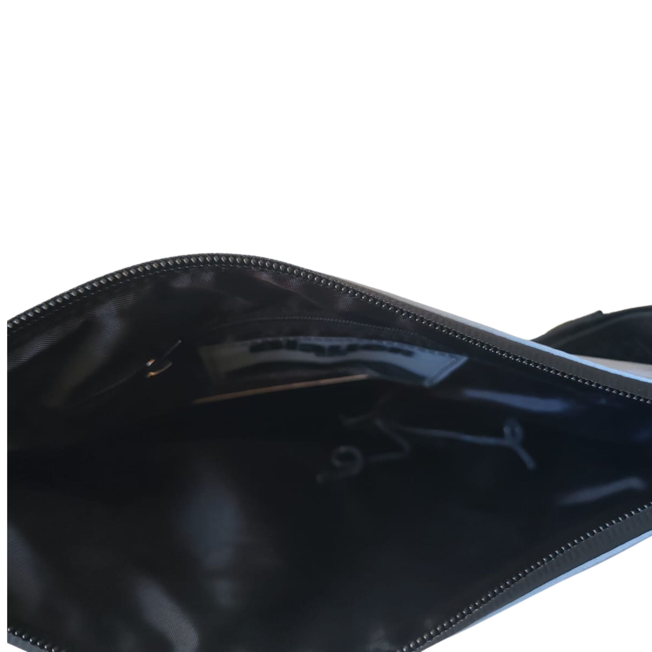 Blauer Borsa Pochette Coney Clutch Donna Uomo sling polso nylon cerato grigio silver