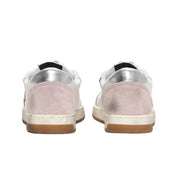 2Star Scarpe Sneakers Made in Italy artigianali Week Star Pelle Bianco Rosa