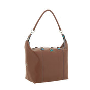 Gabs G3 Plus M Basic Borsa Zaino Trasformabile Hobo Shopper Tote Bauletto in Pelle Cuoio Scuro