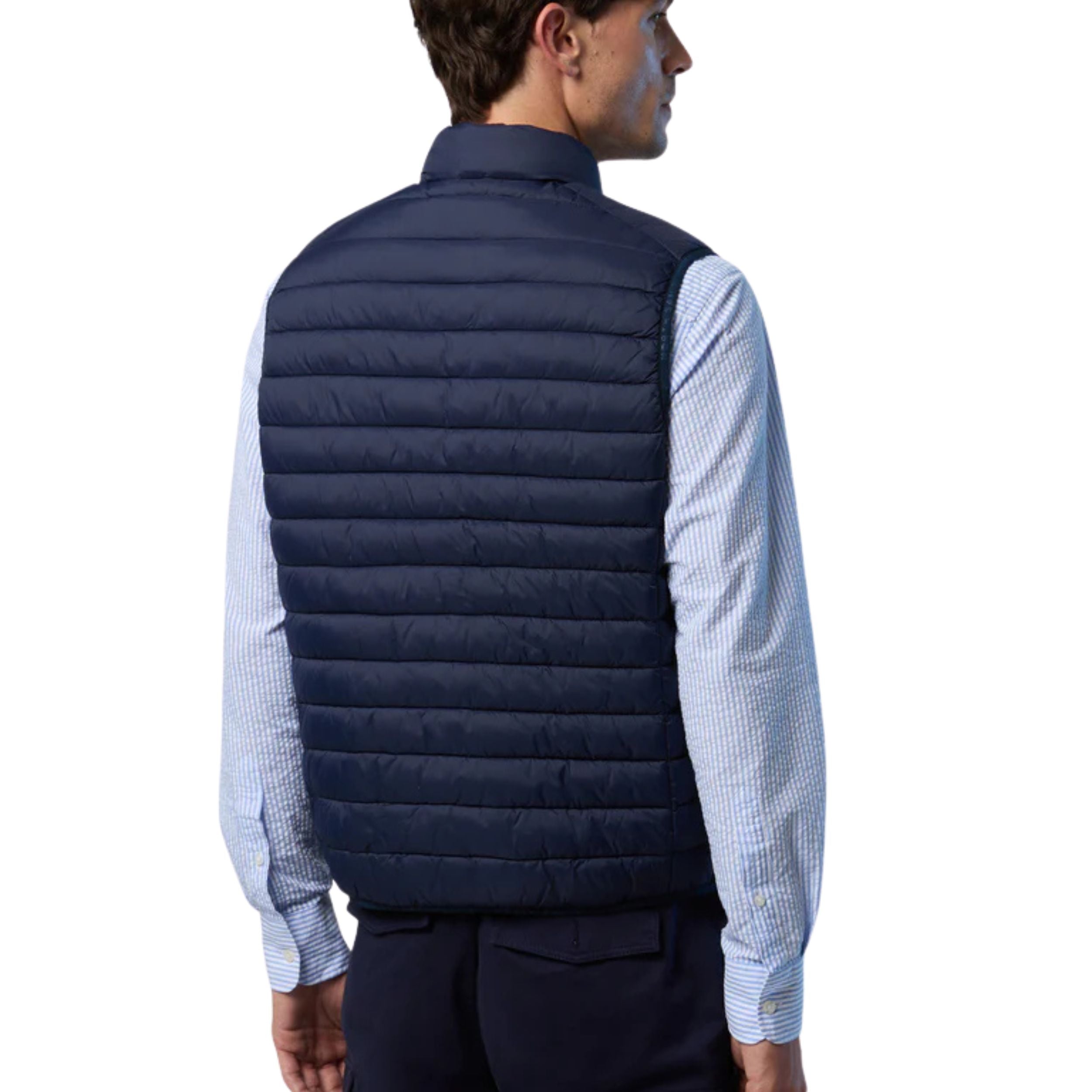 North Sails smanicato vest giubbino piumino leggero gilet zephyr antivento acqua 603347-0802