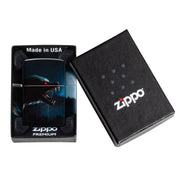 Zippo Ricaricabile Antivento Made In Usa Nel Box Regalo 48923 licantropo luna