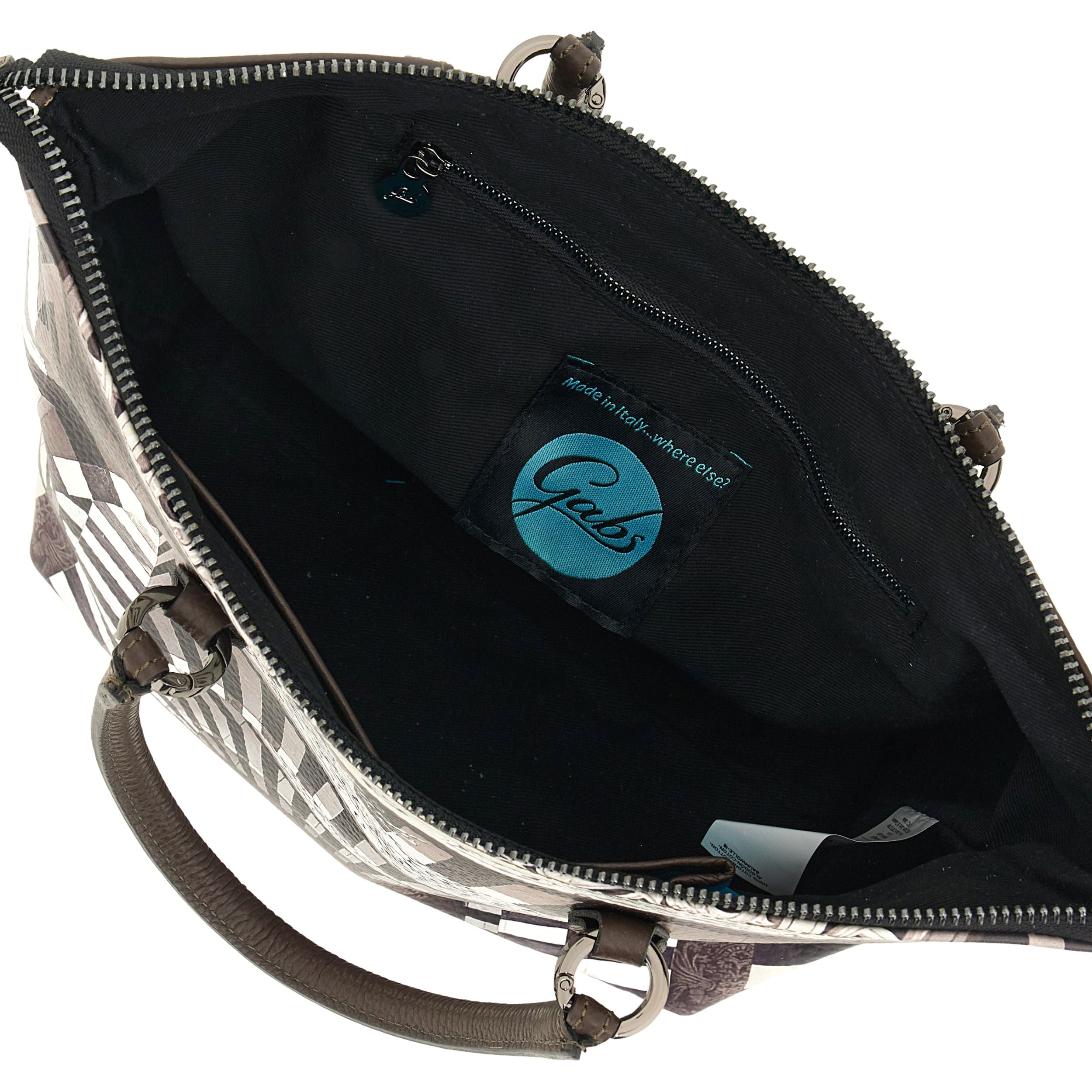 Gabs G3 Plus M Basic Borsa Zaino Trasformabile Hobo Shopper Tote Bauletto in Pelle Stampa 600