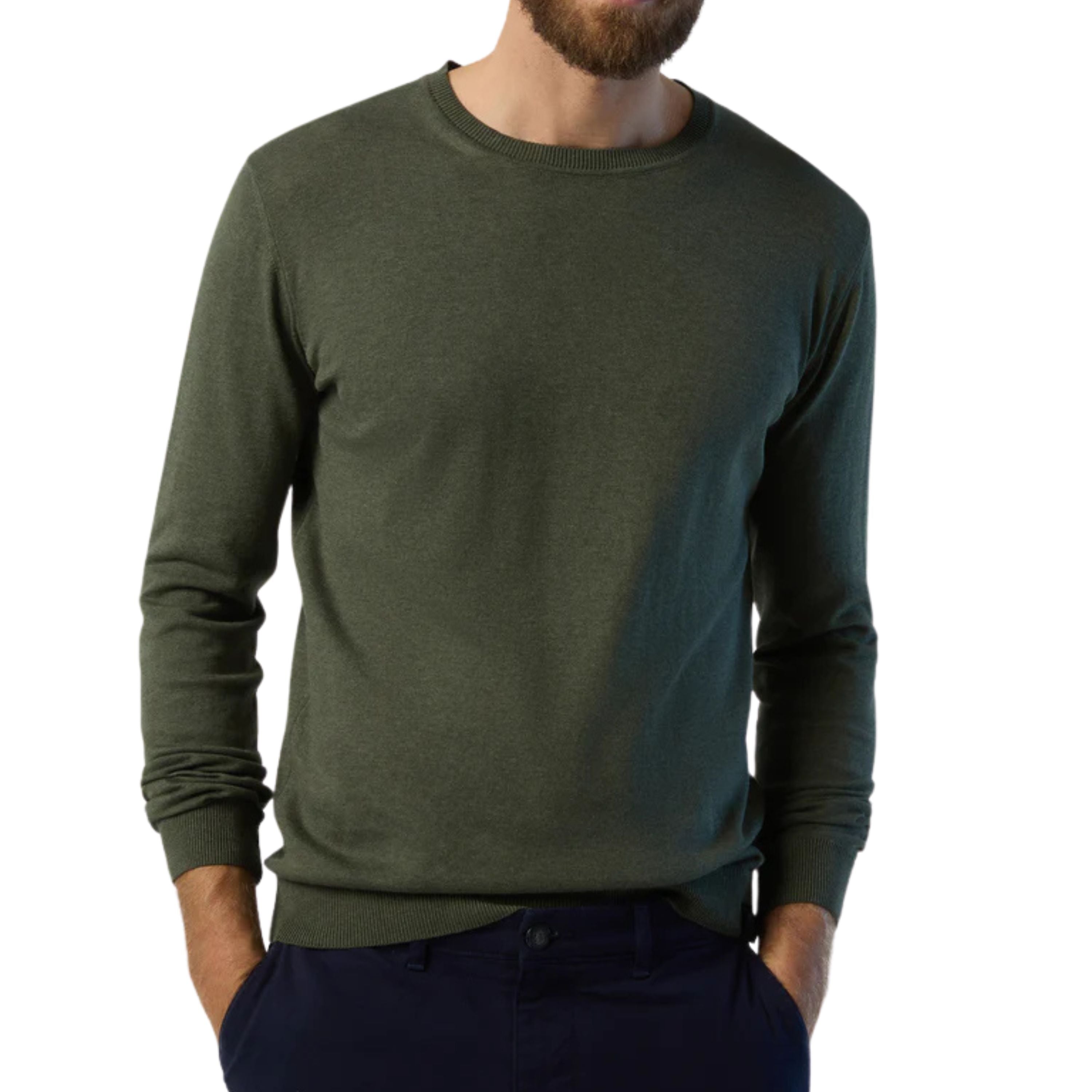North Sails maglia maglioncino cotone CREWNECK KNITWEAR 14GG 699925