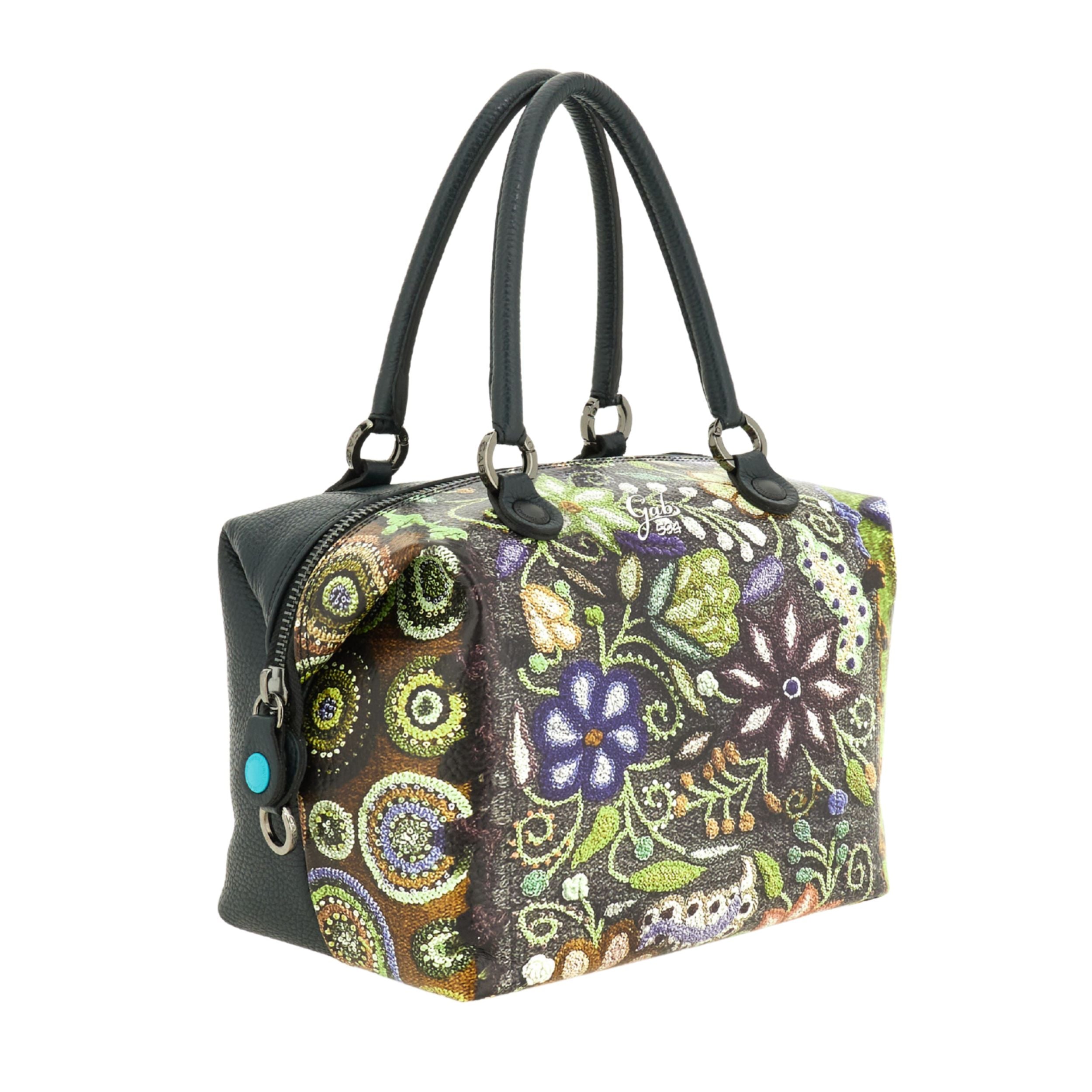 Gabs G3 Plus M Basic Borsa Zaino Trasformabile Hobo Shopper Tote Bauletto in Pelle Stampa