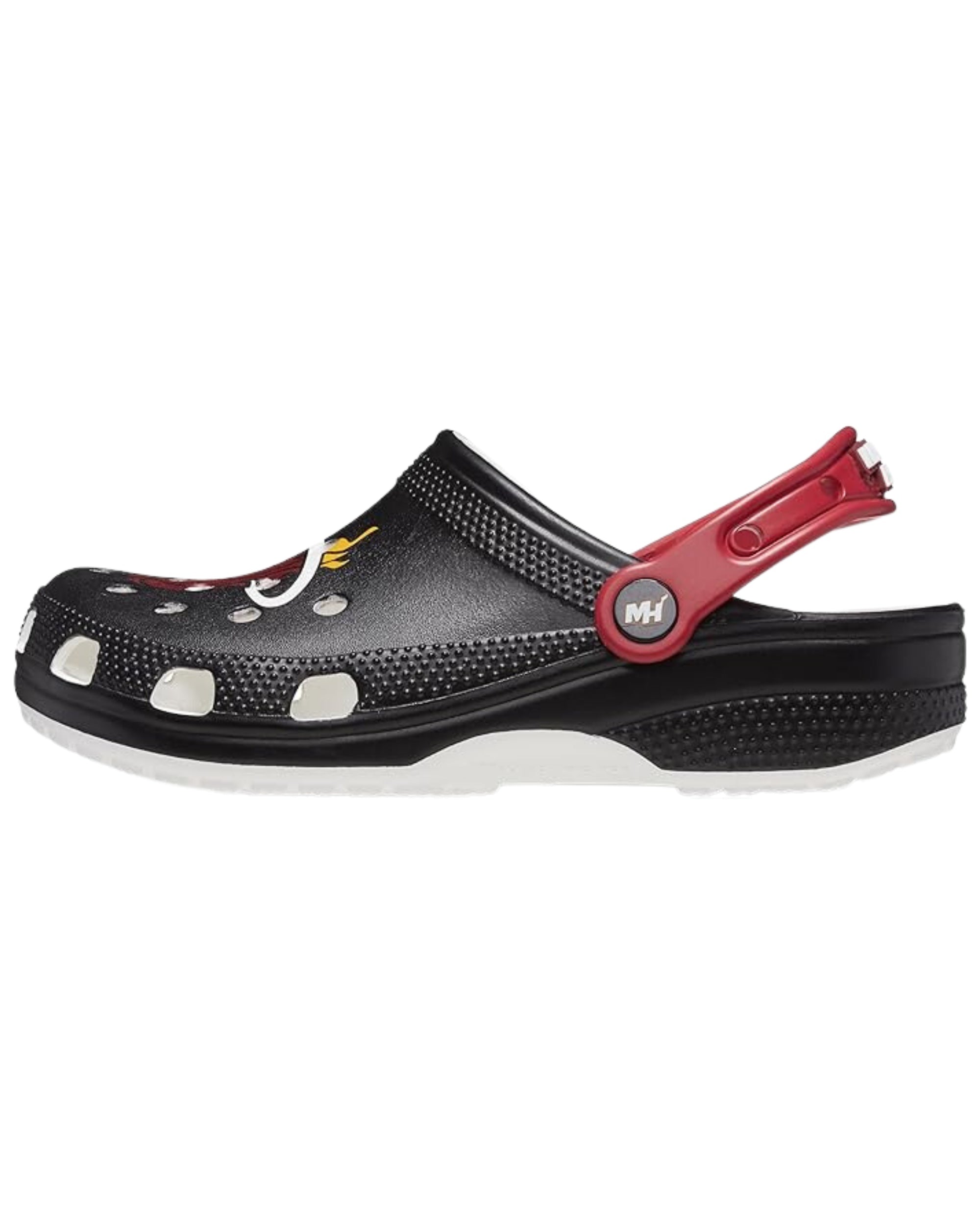 Crocs Zoccoli Stampa Speciale Miami Heat Sintetico Nero