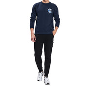 North Sails Felpa manica lunga girocollo CREWNECK SWEATSHIRT blu 691078