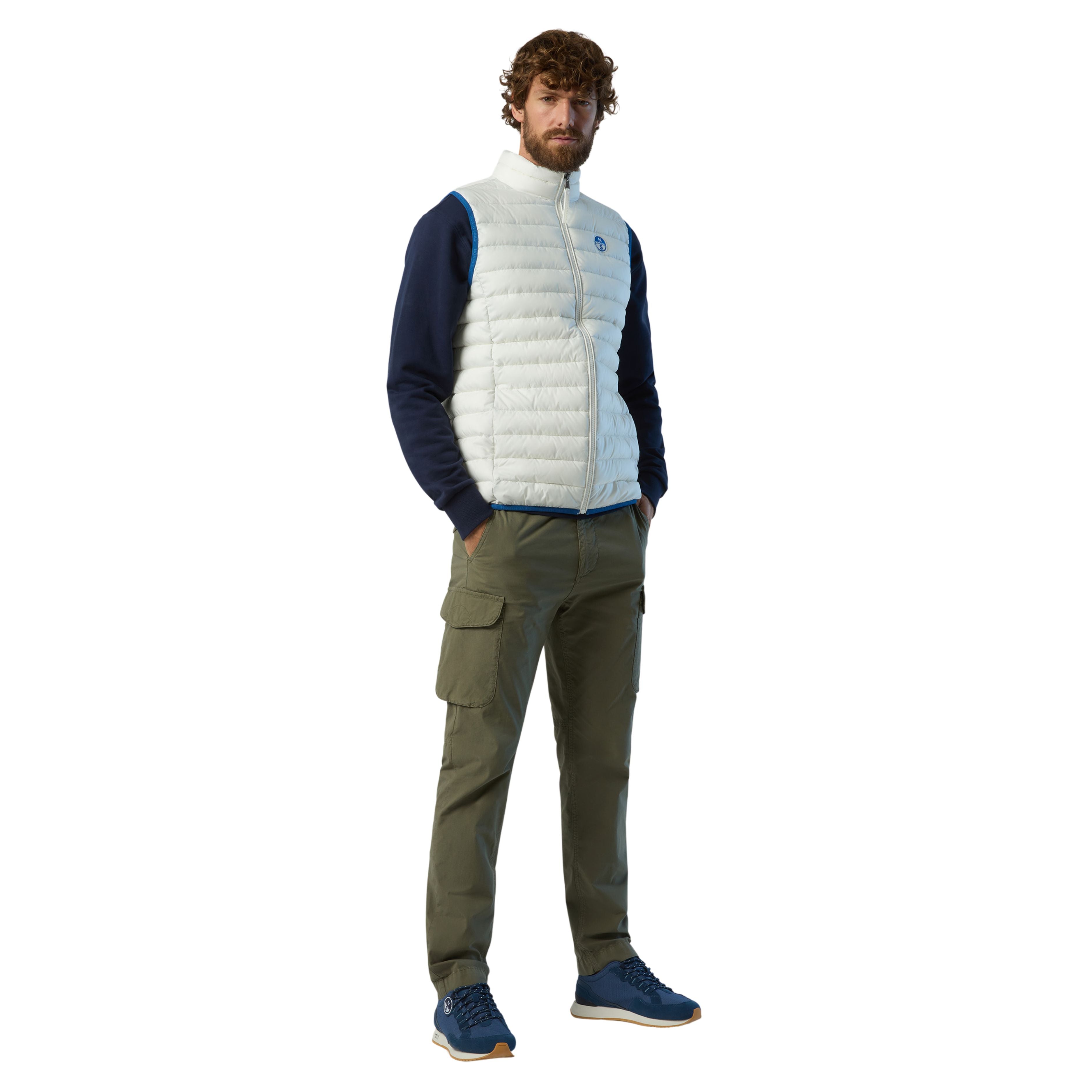 North Sails Gilet Smanicato Zip Crozet Vest tecnico outdoor antivento Tech 603272 0142