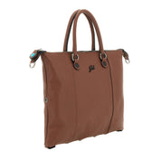 Gabs G3 Plus M Borsa Zaino Trasformabile Hobo Shopper Tote Bauletto in Pelle Cuoio Scuro