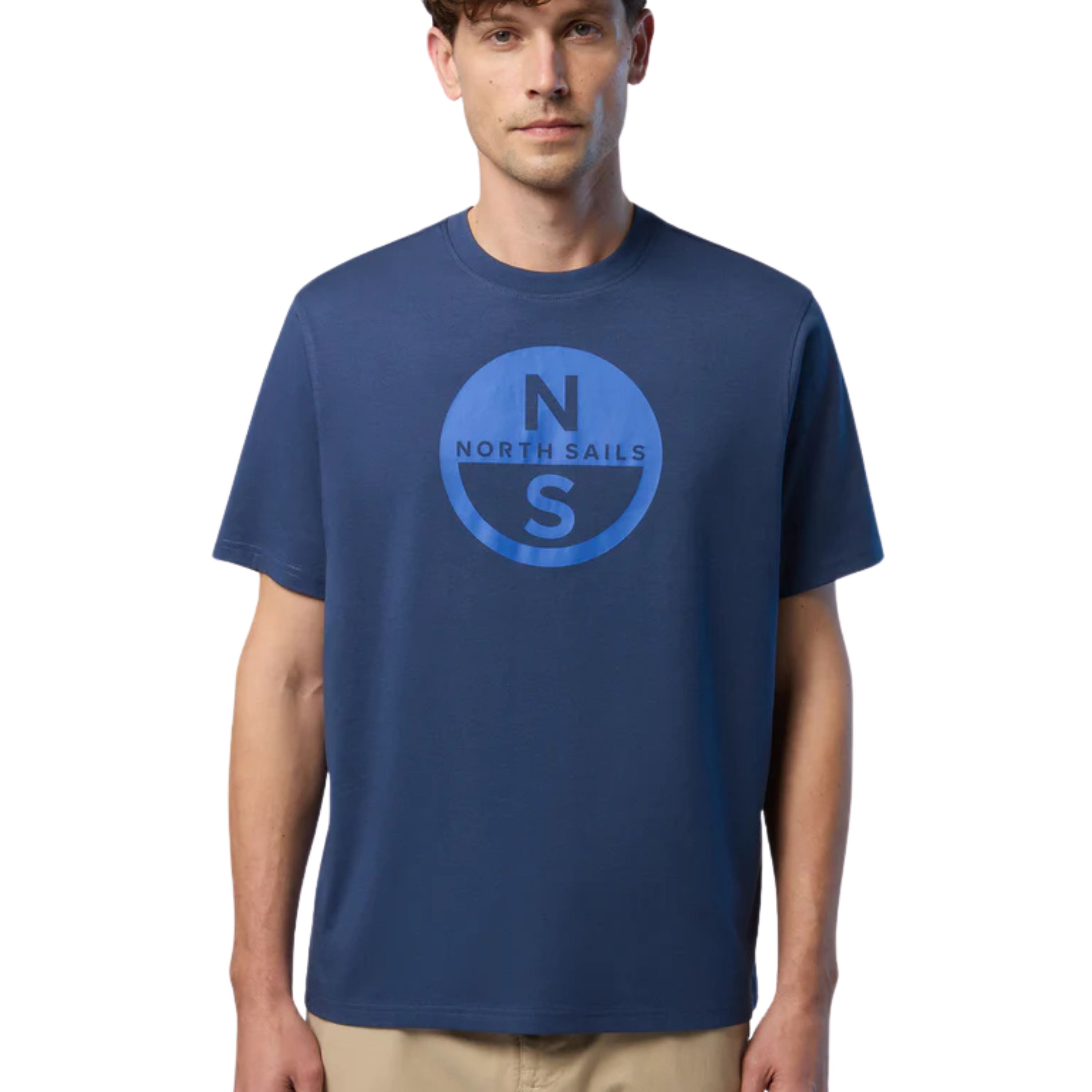North Sails T-shirt maglia maglietta 692972 BASIC Big Logo 0787