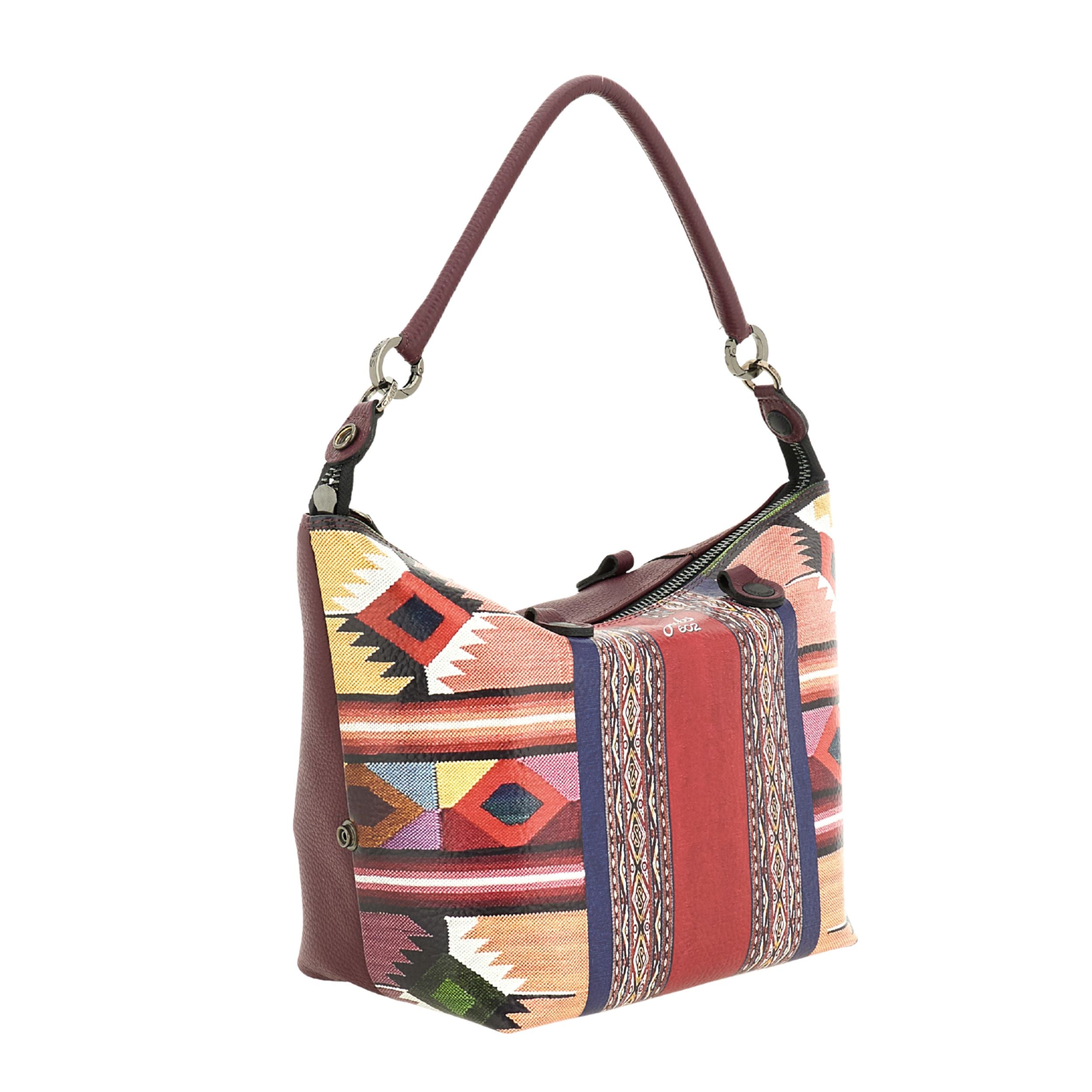 Gabs G3 Plus M Basic Borsa Zaino Trasformabile Hobo Shopper Tote Bauletto in Pelle Stampa 602