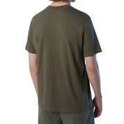 North Sails T-shirt maglia maglietta 692972 BASIC Big Logo 0441 olive