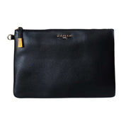 Gaelle Borsa a Mano Pochette in Ecopelle Nero Donna GAACW02320