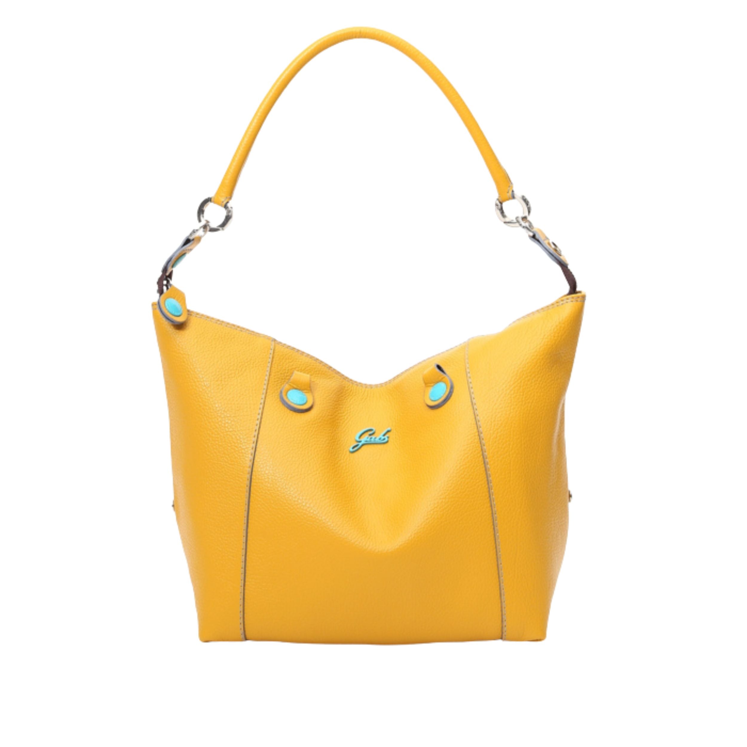 Gabs Borsa Donna trasformabile G3 PLUS L BULL BASIC Shopper Trasformabile Zaino GIALLO ORZO