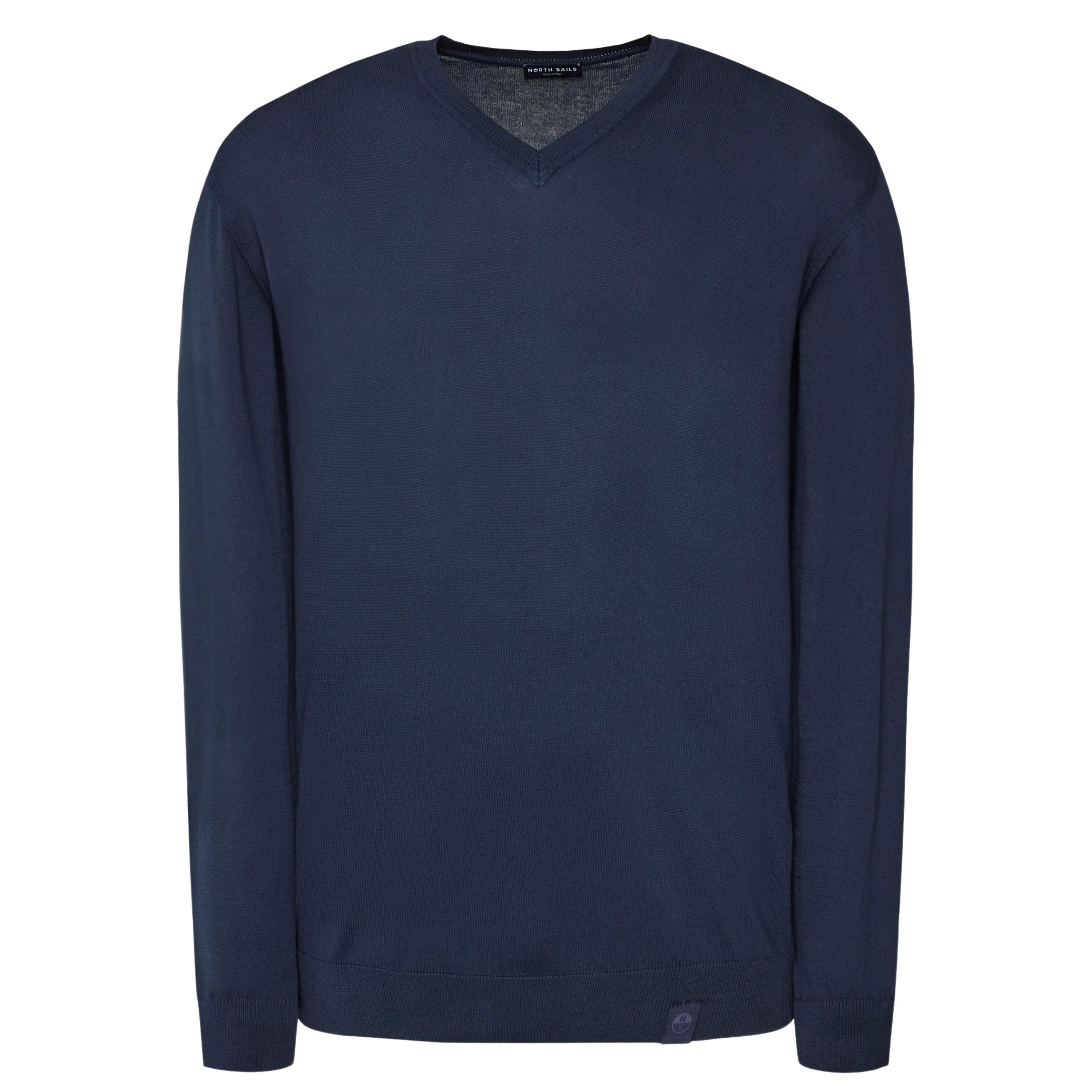 North Sails maglia maglioncino cotone CREWNECK KNITWEAR 14GG 699926 navy