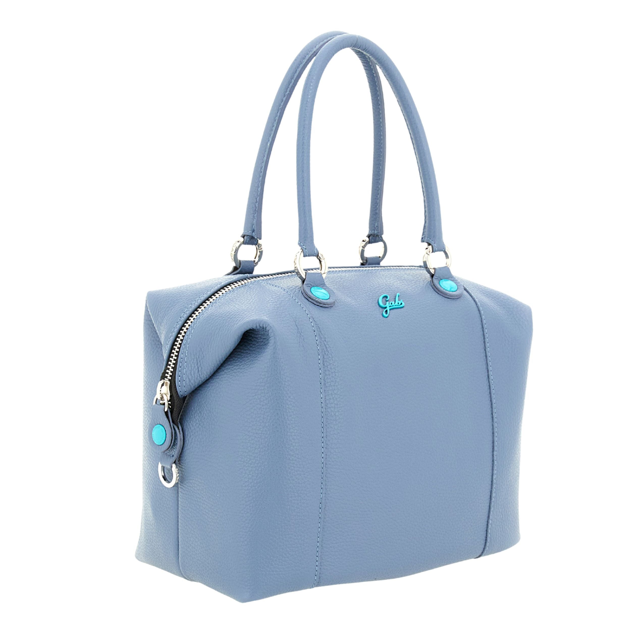 Gabs Borsa Donna trasformabile G3 PLUS L BULL BASIC Shopper Trasformabile Zaino BLU ARDESIA