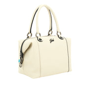 Gabs Borsa Zaino Trasformabile Hobo Shopper Tote Bauletto in Pelle Panna