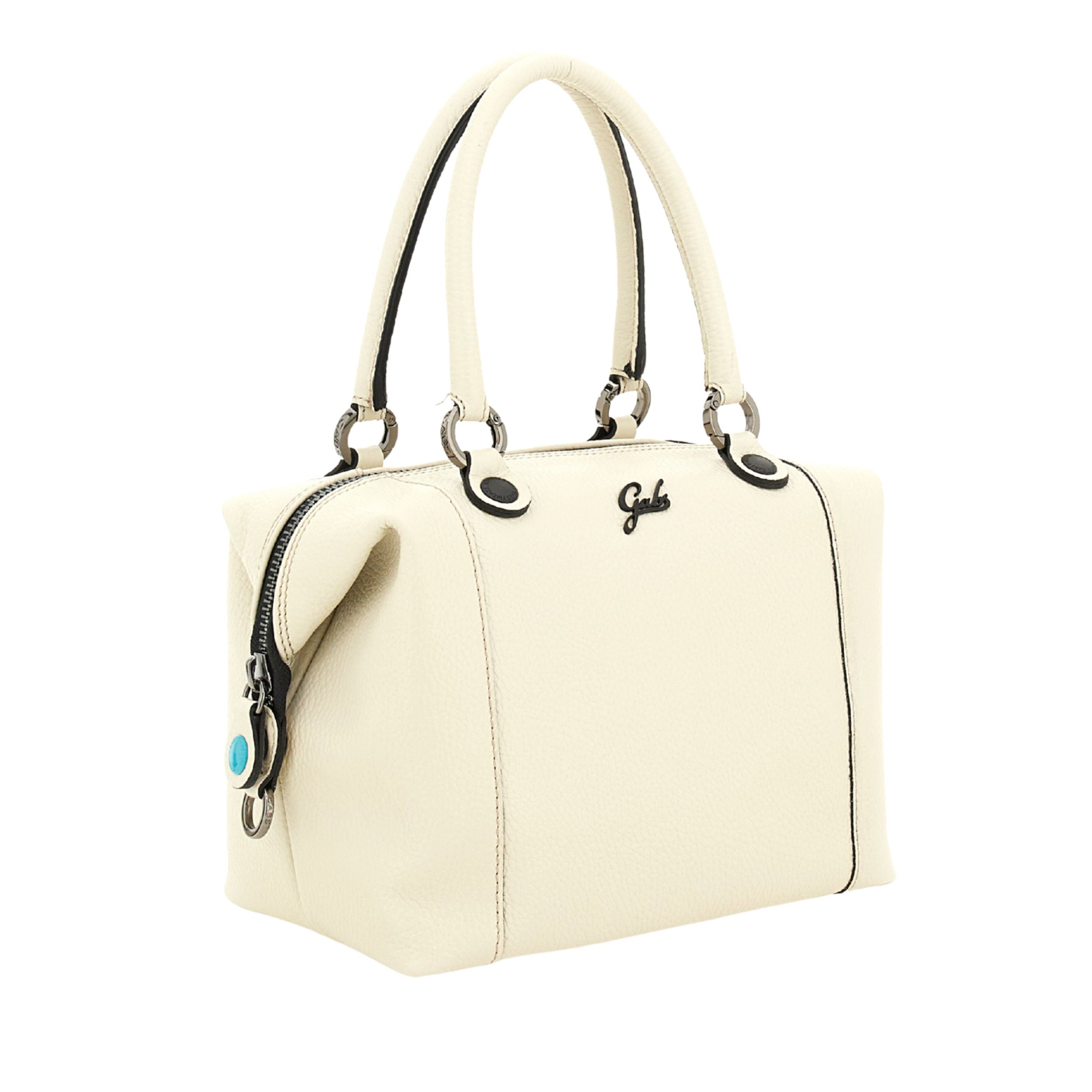 Gabs Borsa Zaino Trasformabile Hobo Shopper Tote Bauletto in Pelle Panna