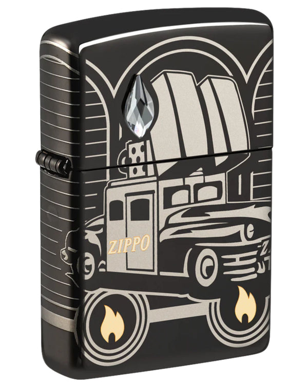 Zippo Limited Numbered 75th Anniversary Collection Auto Car Grey Unisex 