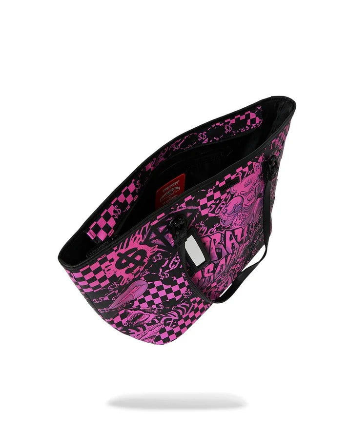 Sprayground Borsa donna Shopper Donna Tote Squalo Shark Organza