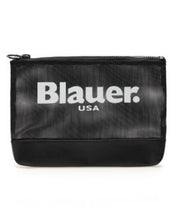 Blauer Men Women Wrist Lanyard Net Pouch Black Unisex