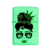 Zippo2 Cannabis Design Bianco Unisex