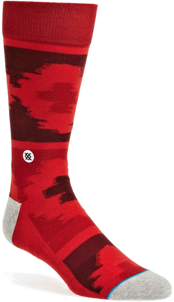 Stance Calze Casual Rosso Uomo