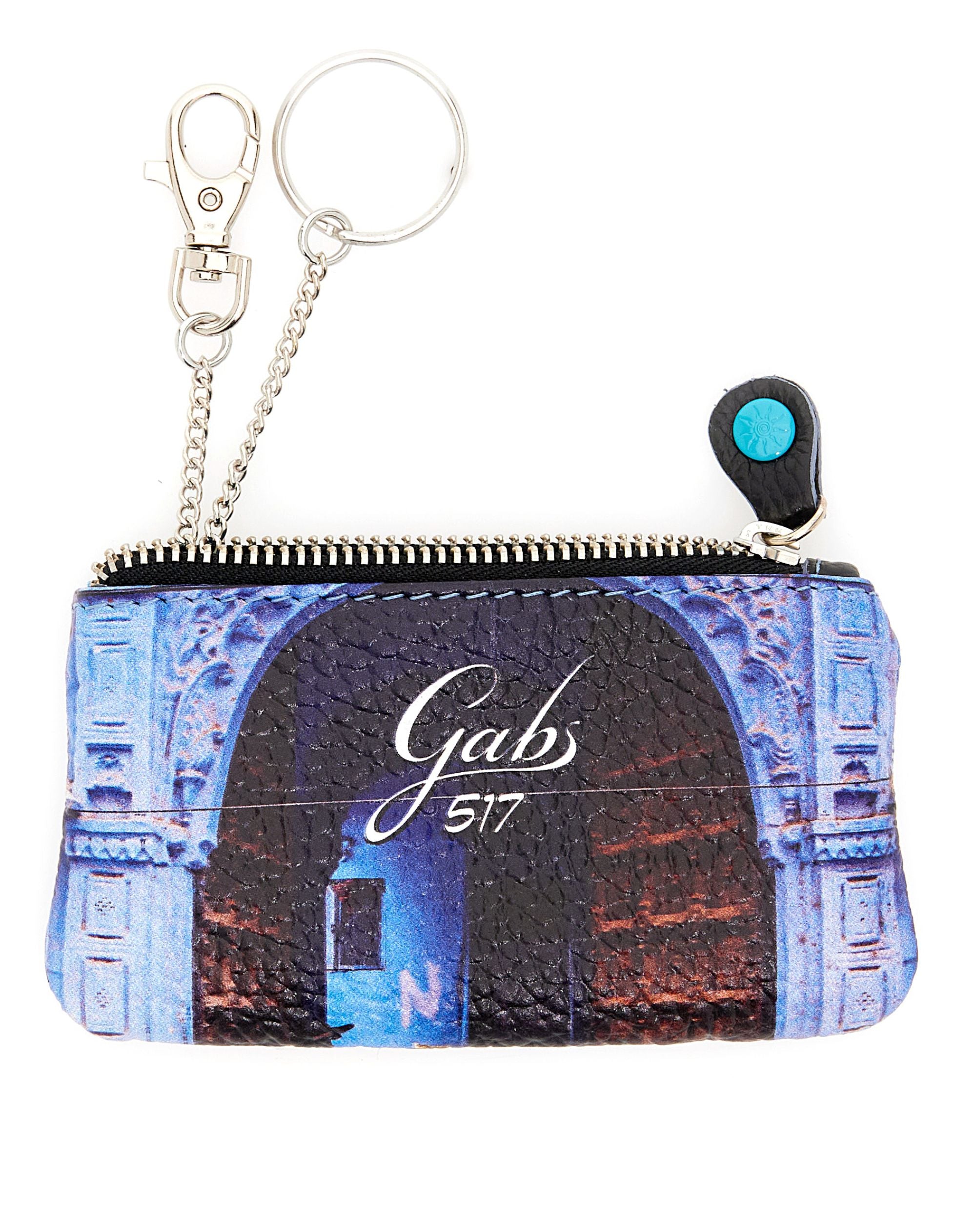 Gabs G100nd-p0086 Porta Chiavi Anello Azzurro Donna