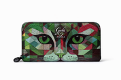 Gabs Portafoglio portamonete slot card zip around Pelle Gmoney17 Bull TRIP - GATTO VERDE