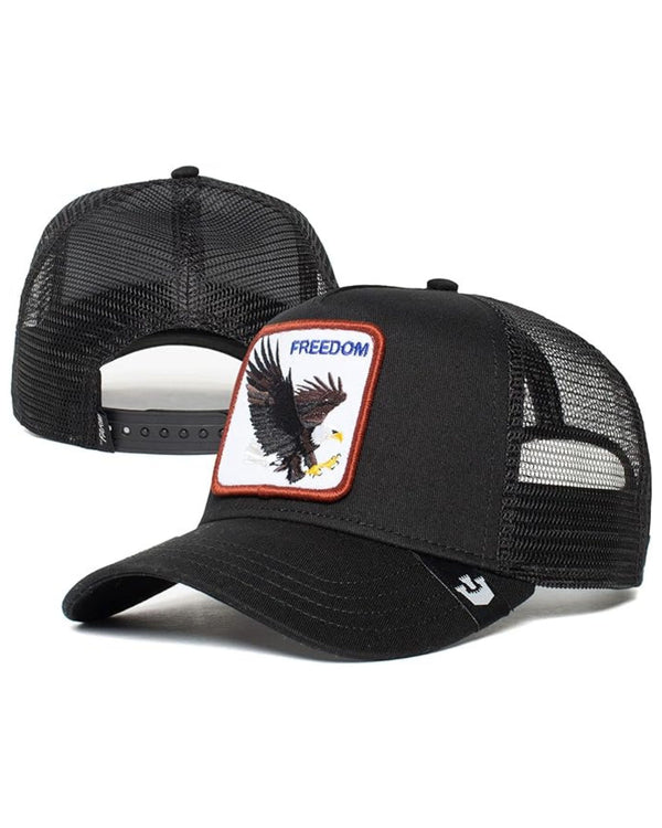 Goorin Bros. Trucker Cap Cappellino Animal Farm 'the Freedom Eagle' Nero Unisex-2