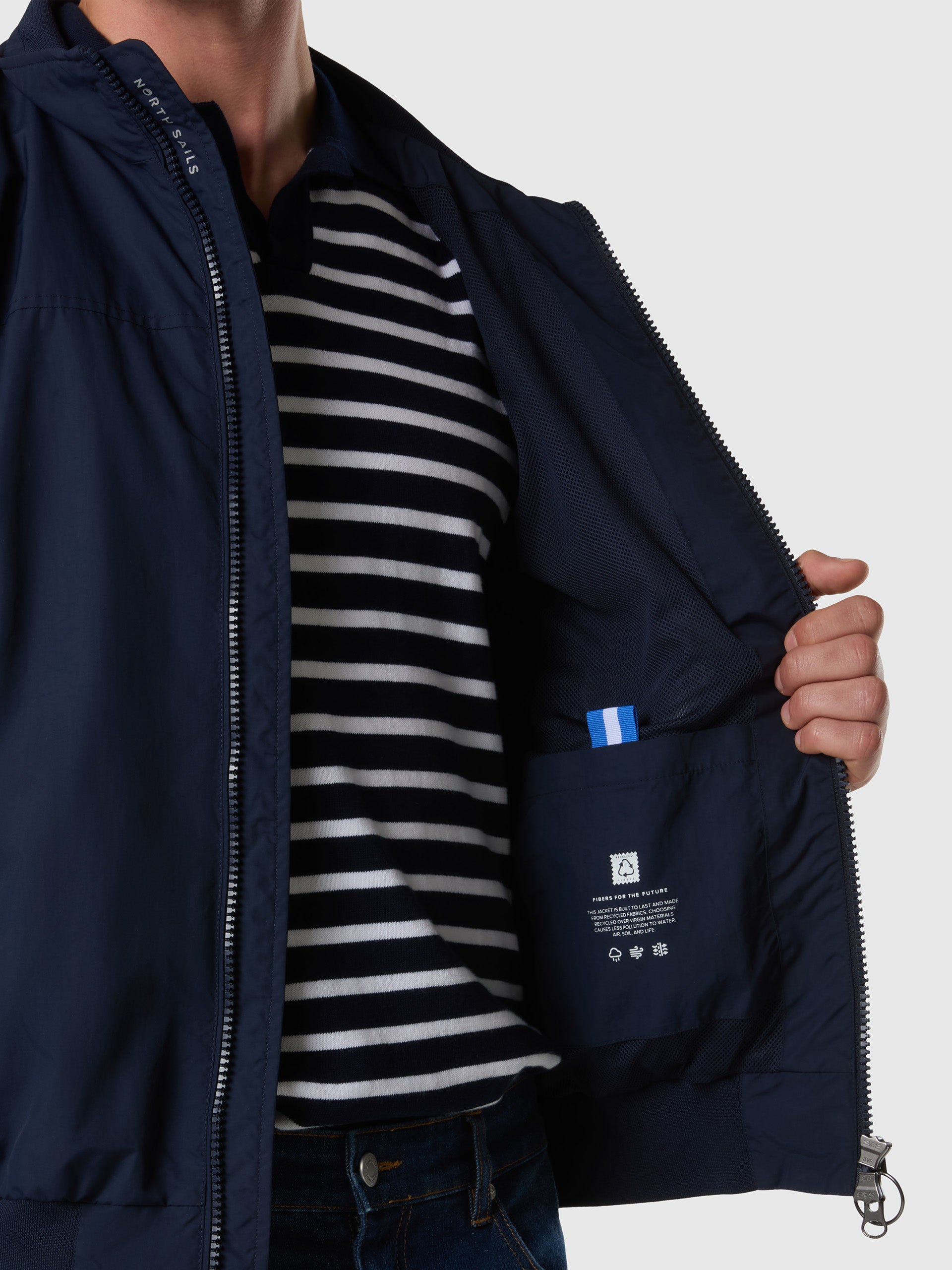 North Sails ORIGINAL SAILOR JACKET idrorepellente blu navy 603288-0802
