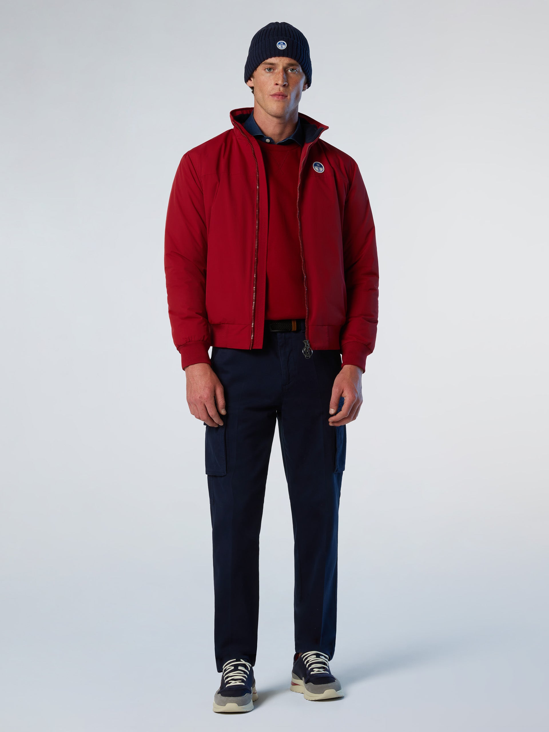 North Sails giubbotto giacca giubbino ORIGINAL SAILOR JACKET idrorepellente 603305 0237 rosso