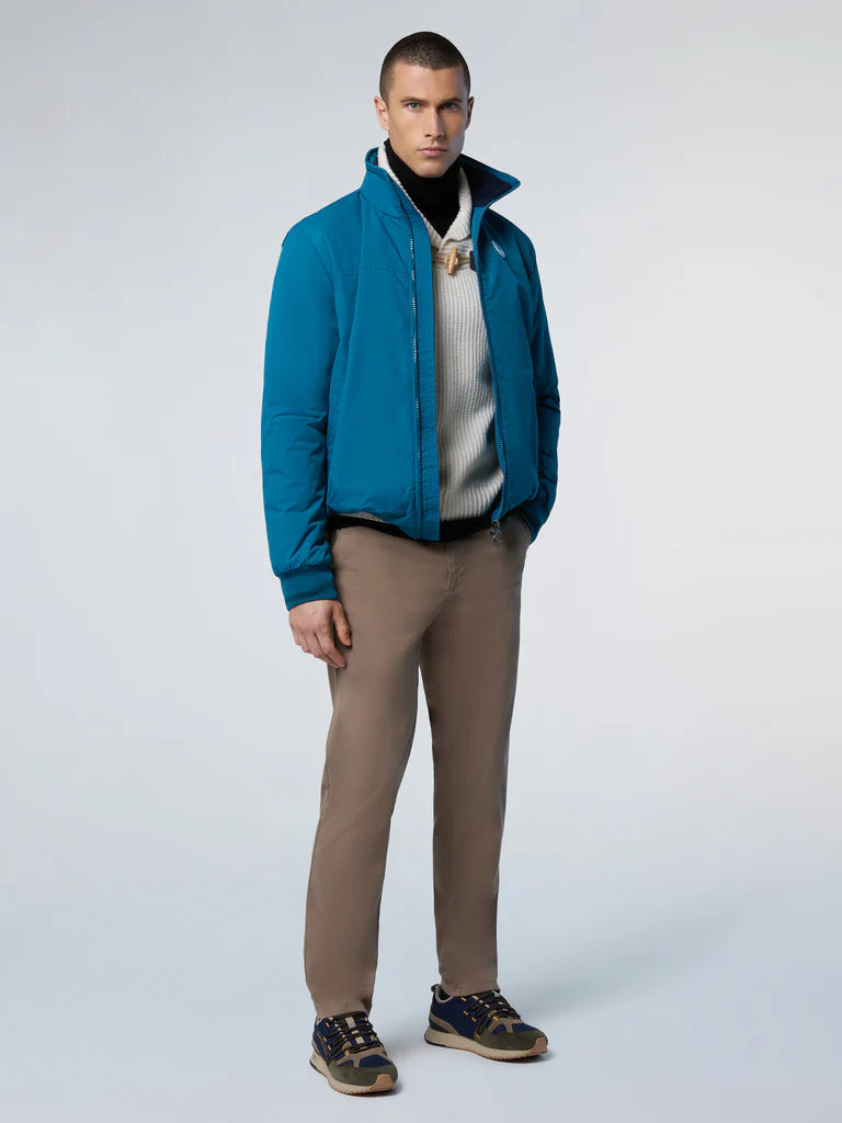 North Sails giubbotto giubbino ORIGINAL SAILOR JACKET idrorepellente 603305 0459 acqua