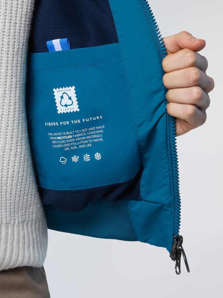 North Sails giubbotto giubbino ORIGINAL SAILOR JACKET idrorepellente 603305 0459 acqua