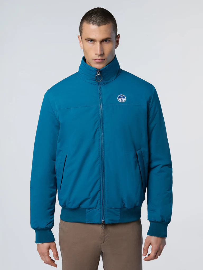 North Sails giubbotto giubbino ORIGINAL SAILOR JACKET idrorepellente 603305 0459 acqua