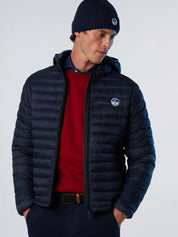 North Sails giubbotto giacca giubbino piumino leggero zephyr antivento acqua Navy blu