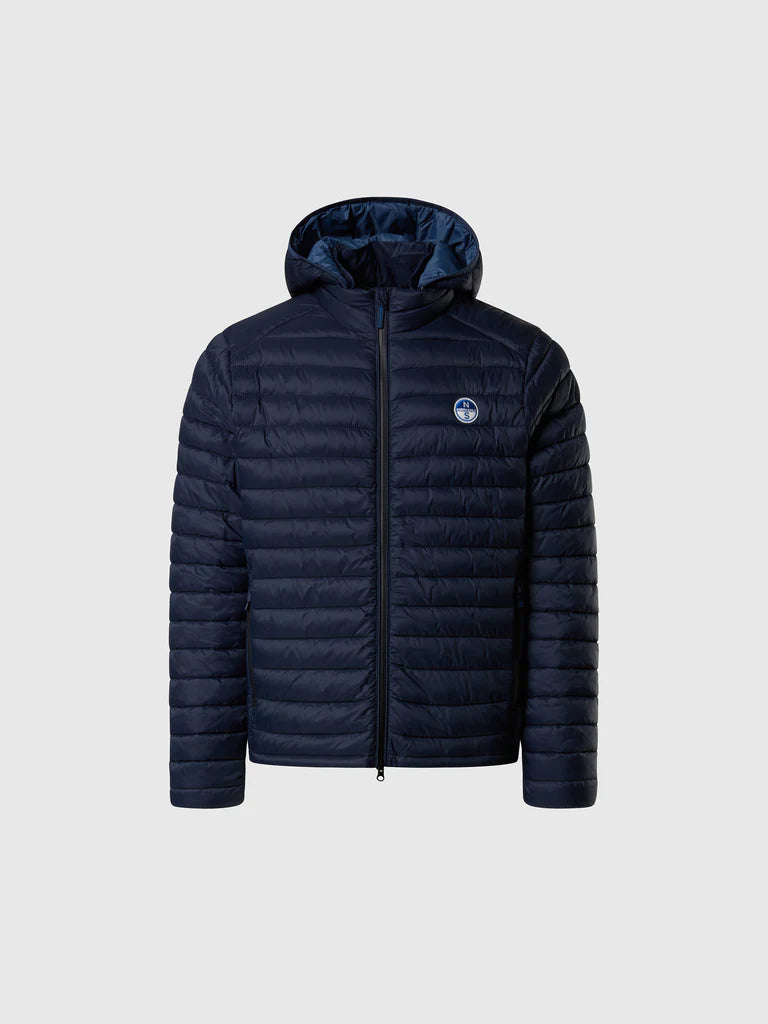 North Sails giubbotto giacca giubbino piumino leggero zephyr antivento acqua Navy blu