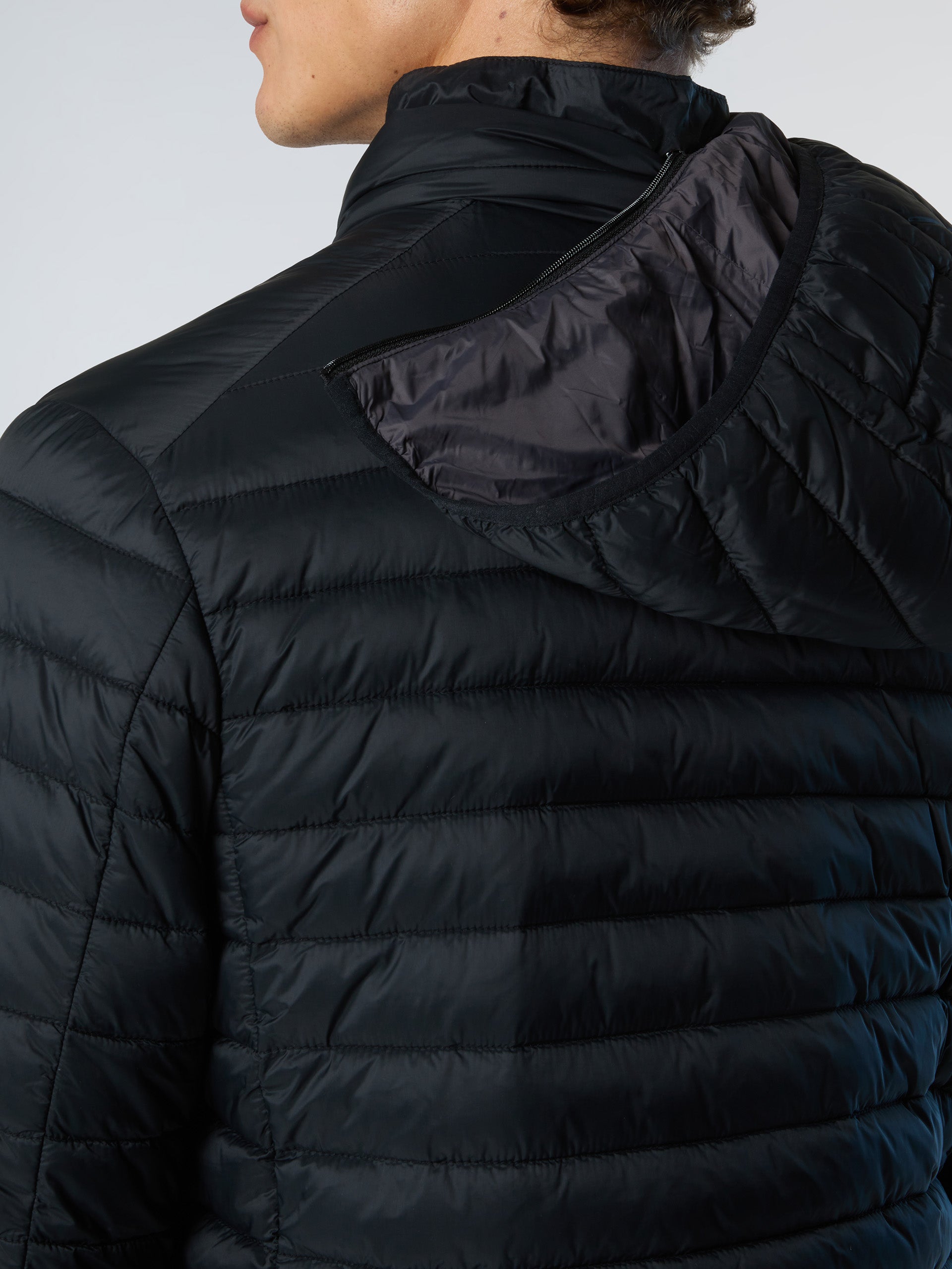 North Sails giubbotto giacca giubbino piumino leggero zephyr antivento Nero Uomo