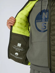 North Sails smanicato vest giubbino piumino leggero gilet zephyr antivento acqua 603423-0421