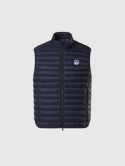 North Sails smanicato vest giubbino piumino leggero gilet zephyr antivento acqua Navy blu