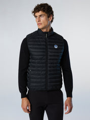 North Sails smanicato vest giubbino piumino leggero gilet zephyr antivento acqua black nero