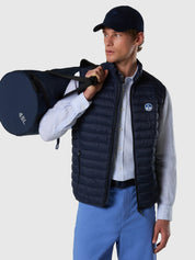 North Sails smanicato vest giubbino piumino leggero gilet zephyr ultralight antivento acqua 603423-0802