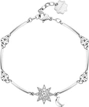 Brosway Bracciale Donna Rigido Acciaio Cristalli Stella | Collezione Chakra - BHKB123