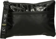 Blauer Borsa Pochette Coney Clutch Donna Uomo sling polso nylon cerato NERO