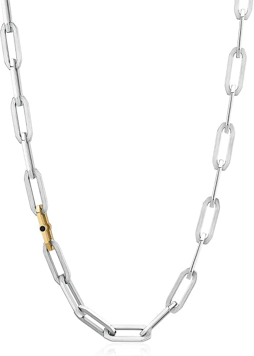 Brosway Collana Uomo in Acciaio e Cristalli | Collezione Caliburn - BBU01