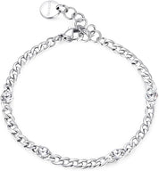 Brosway Bracciale Donna in Acciaio e Cristalli | Collezione Symphonia - BYM85