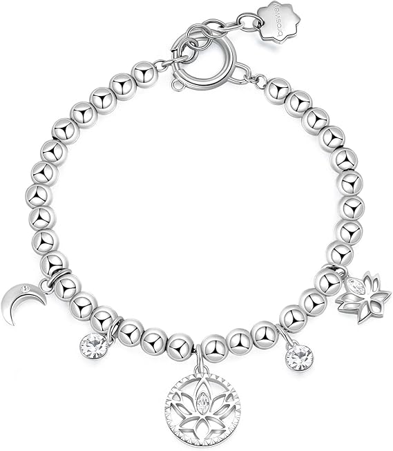 Brosway Bracciale Donna in Acciaio e Cristalli con Simbolo Luna Collezione Chakra - BHKB115
