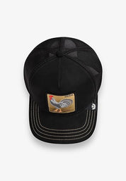 Goorin Bros. Cappello Trucker Edizione Golden Cock Misto Poliestere Nero Unisex