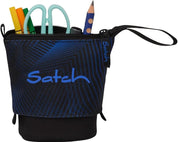Satch Pencil slider portapenne astuccio eco riciclato 17x19x7 cm Seismic Blue